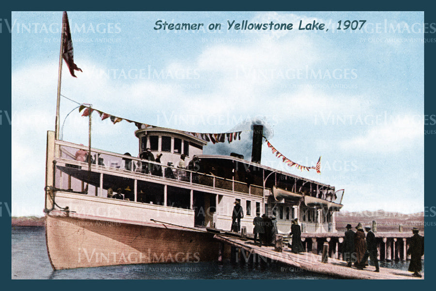 Yellowstone Postcard 1907 - 38