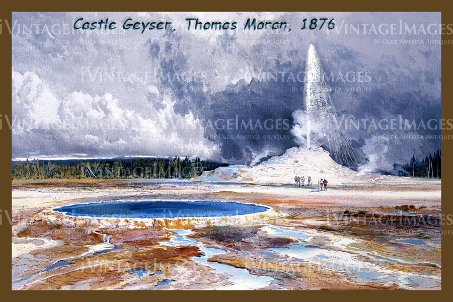 Yellowstone Painting 1876 - 54