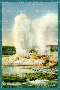 Yellowstone Postcard 1905 - 70
