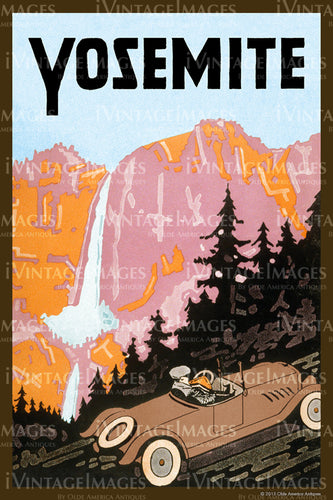 Yosemite Poster 1925 - 27