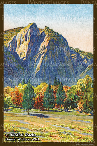 Yosemite Widforss Painting 1922 - 34
