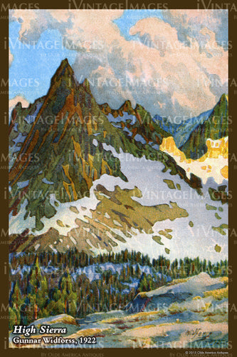 Yosemite Widforss Painting 1922 - 35