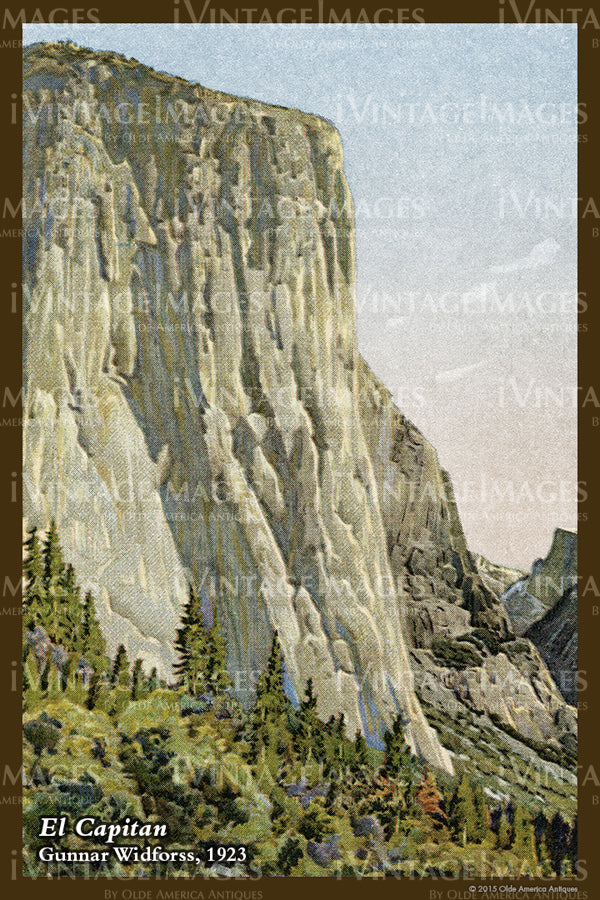 Yosemite Widforss Painting 1923 - 37