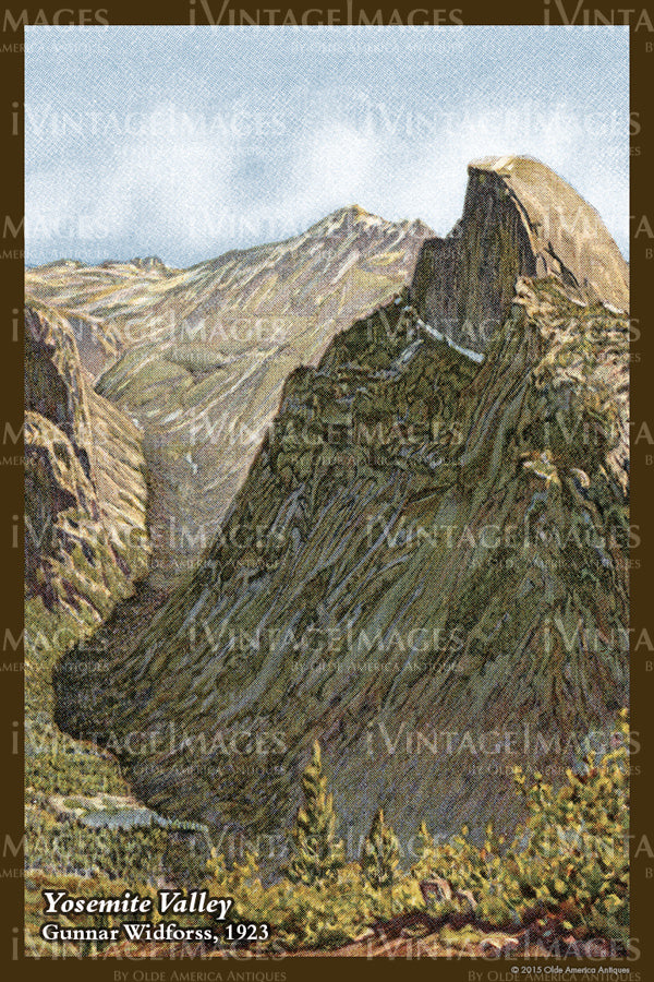Yosemite Widforss Painting 1923 - 39
