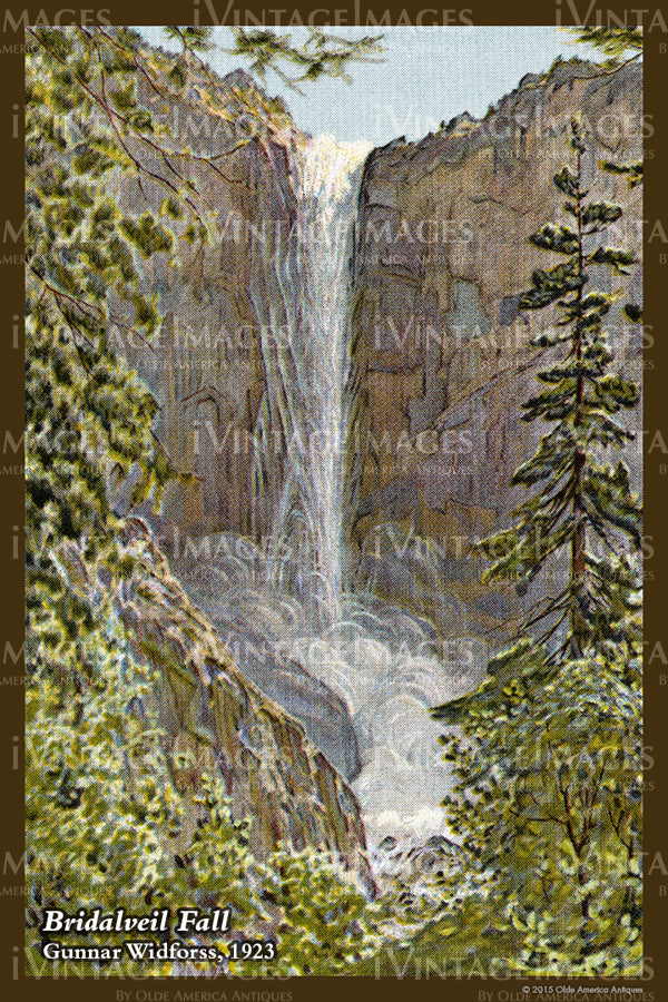 Yosemite Widforss Painting 1923 - 41