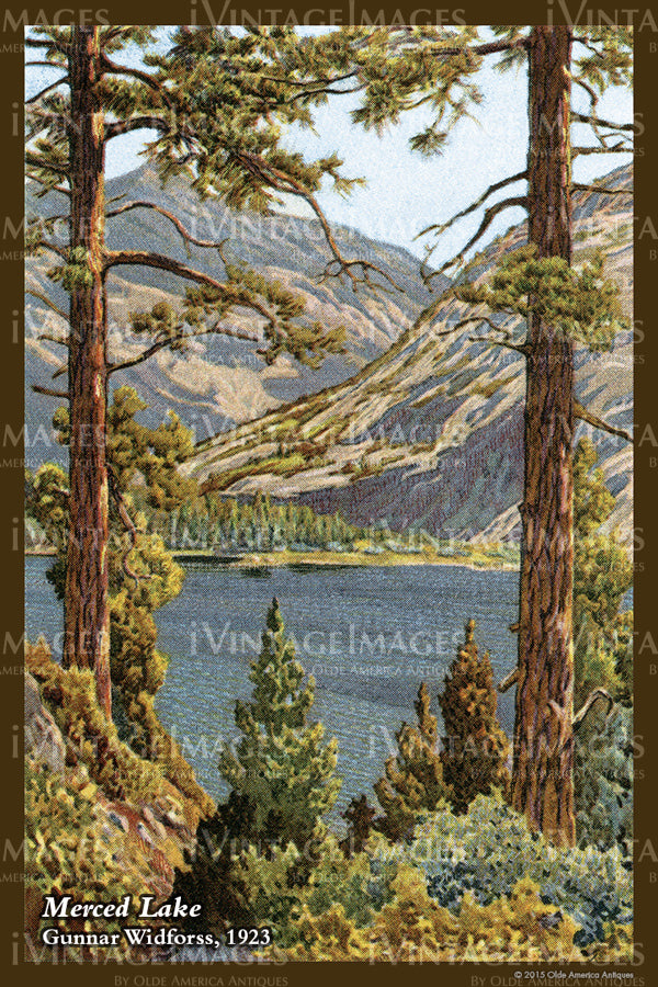 Yosemite Widforss Painting 1923 - 43