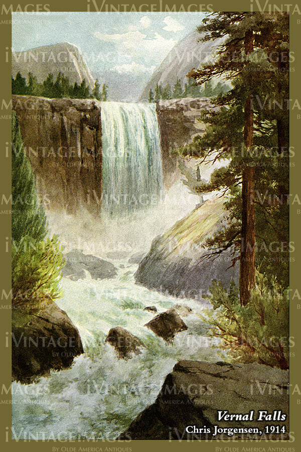 Yosemite Jorgensen Painting 1912 - 47