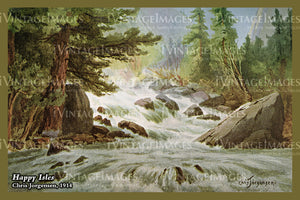 Yosemite Jorgensen Painting 1914 - 50