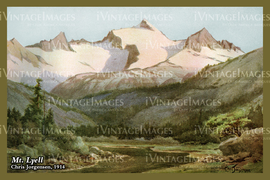 Yosemite Jorgensen Painting 1914 - 52