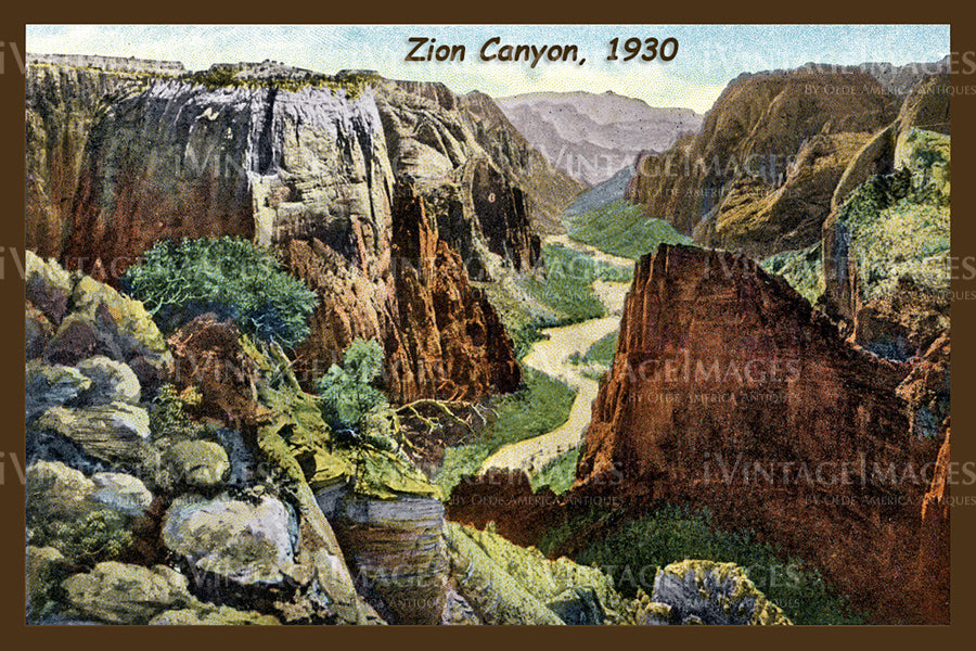 Zion Postcard 1930 - 4
