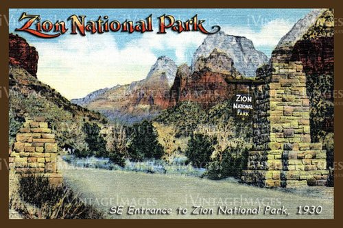 Zion Postcard 1930 - 5
