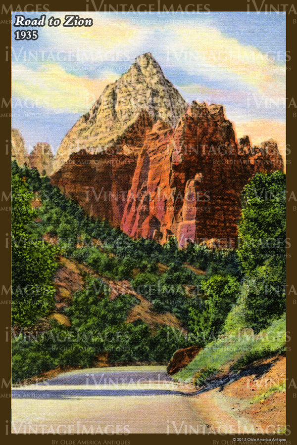 Zion Postcard 1935 - 28