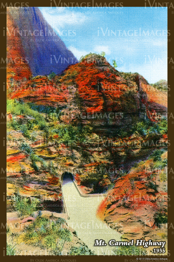 Zion Postcard 1935 - 36