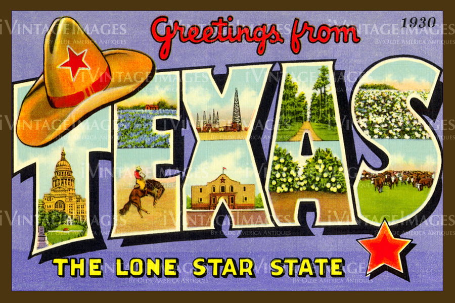 Texas Large Letter 2