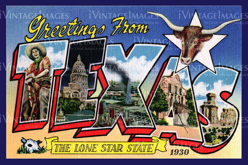 Texas Large Letter 3