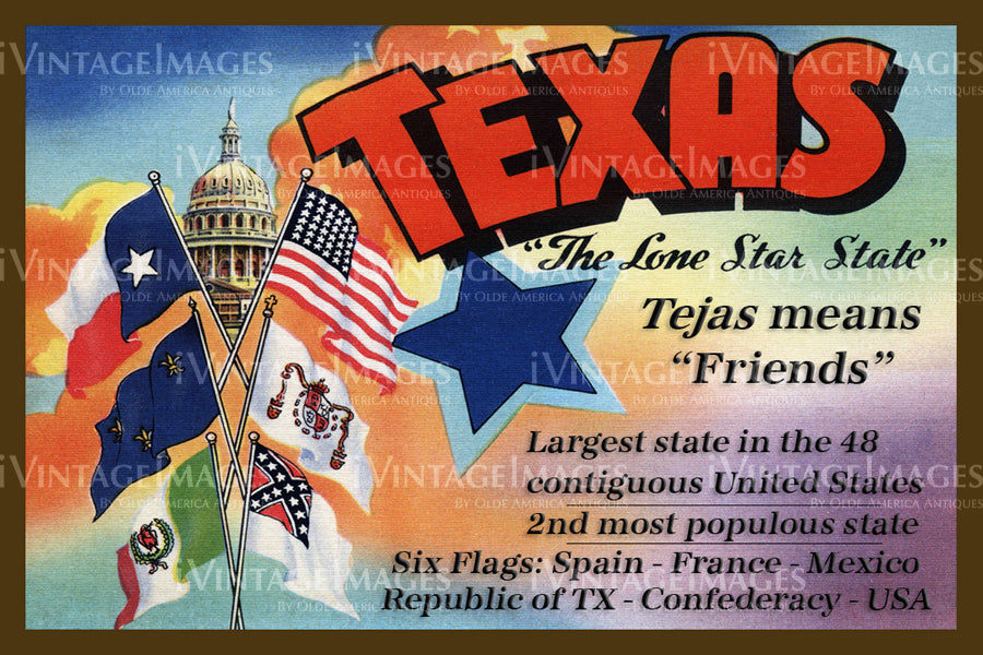 Texas Large Letter 7