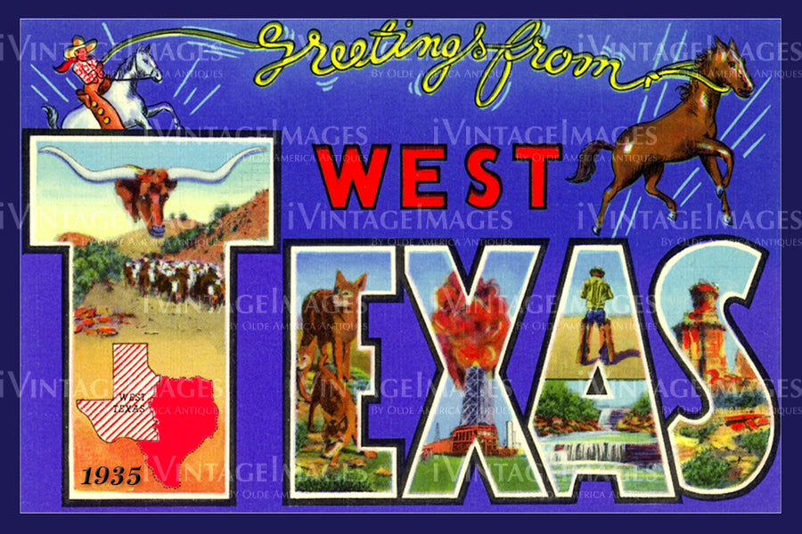 West Texas Large Letter 1