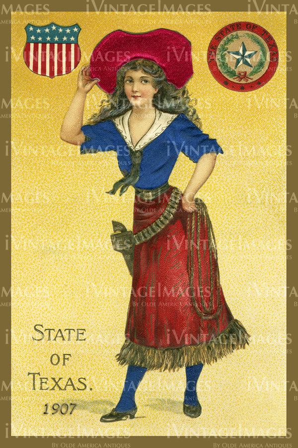 Texas Cowgirl 1907