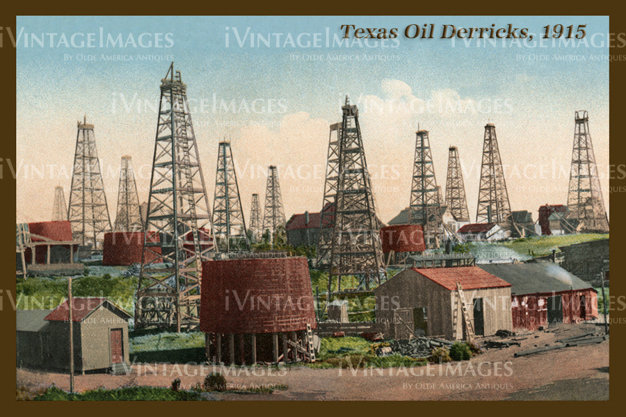 Texas Oil Derricks