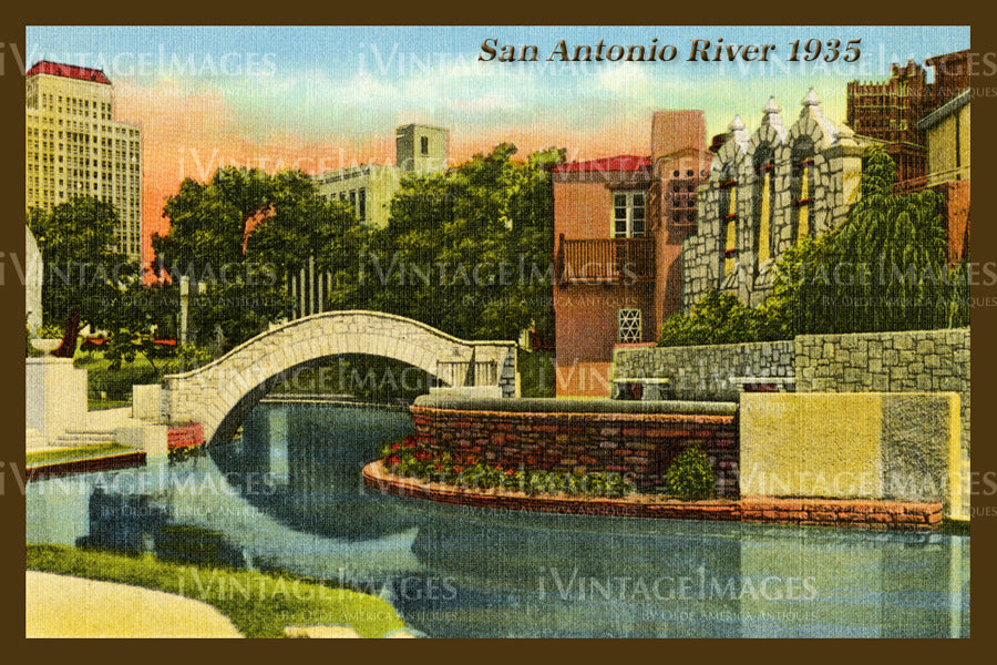 San Antonio River 1935 - 2