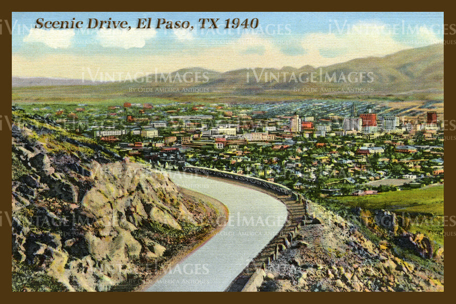 El Paso Scenic Drive 1940