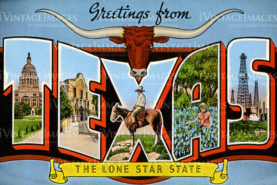 Texas Large Letter 9