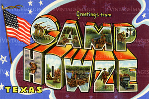 Camp Howze Large Letter 1940