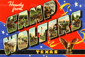 Camp Wolters Large Letter 1940
