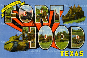 Fort Hood Large Letter 1940