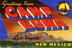 Camp Luna NM Large Letter 1940