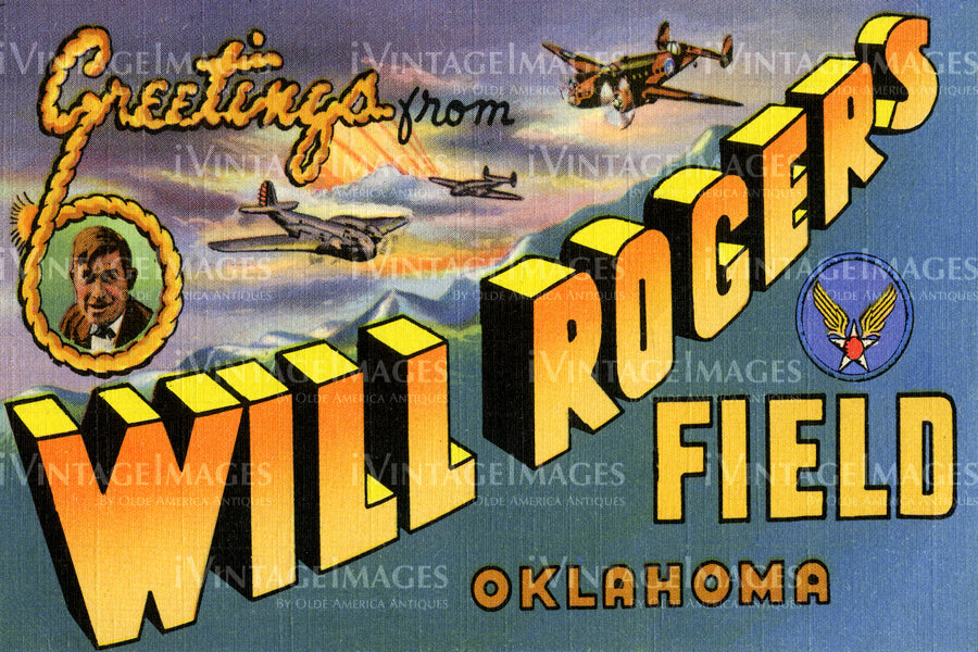 Will Rogers Field OK Large Letter 1940