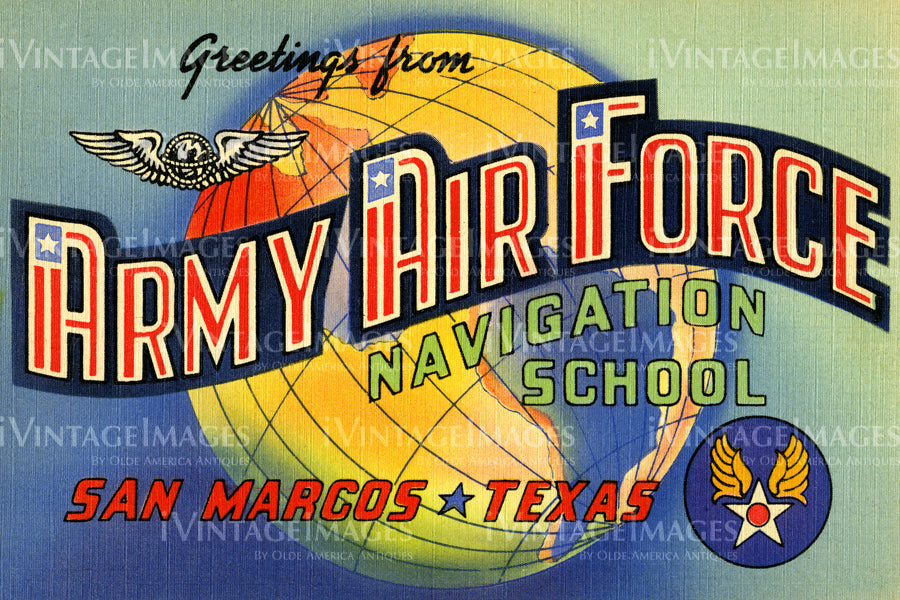 Army Air Force Large Letter 1945 - 1