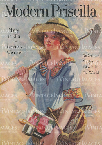1925 Vegetable Garden Magazine Cover - 021